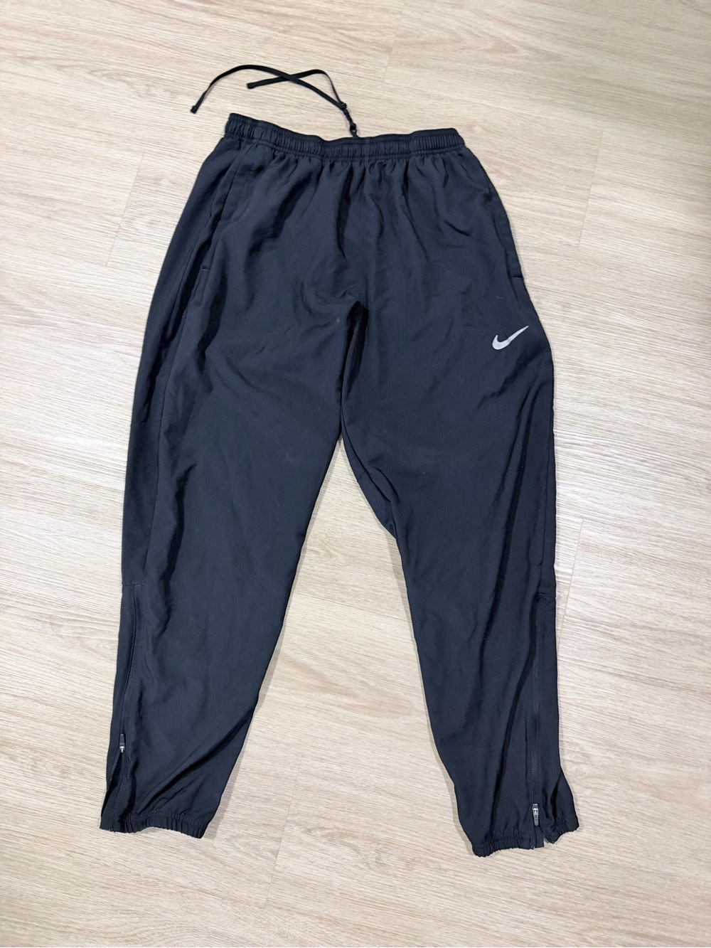 Nike Black Jogger Track Pants with Reflective Swoosh